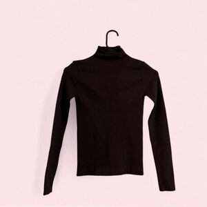 Skims bodycon black turtleneck
